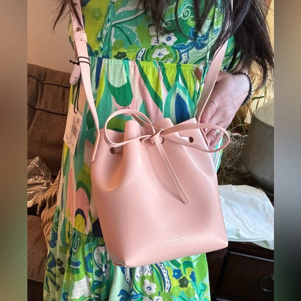 Mansur Gavriel Pink Crossbody Bag - Picture 1 of 10